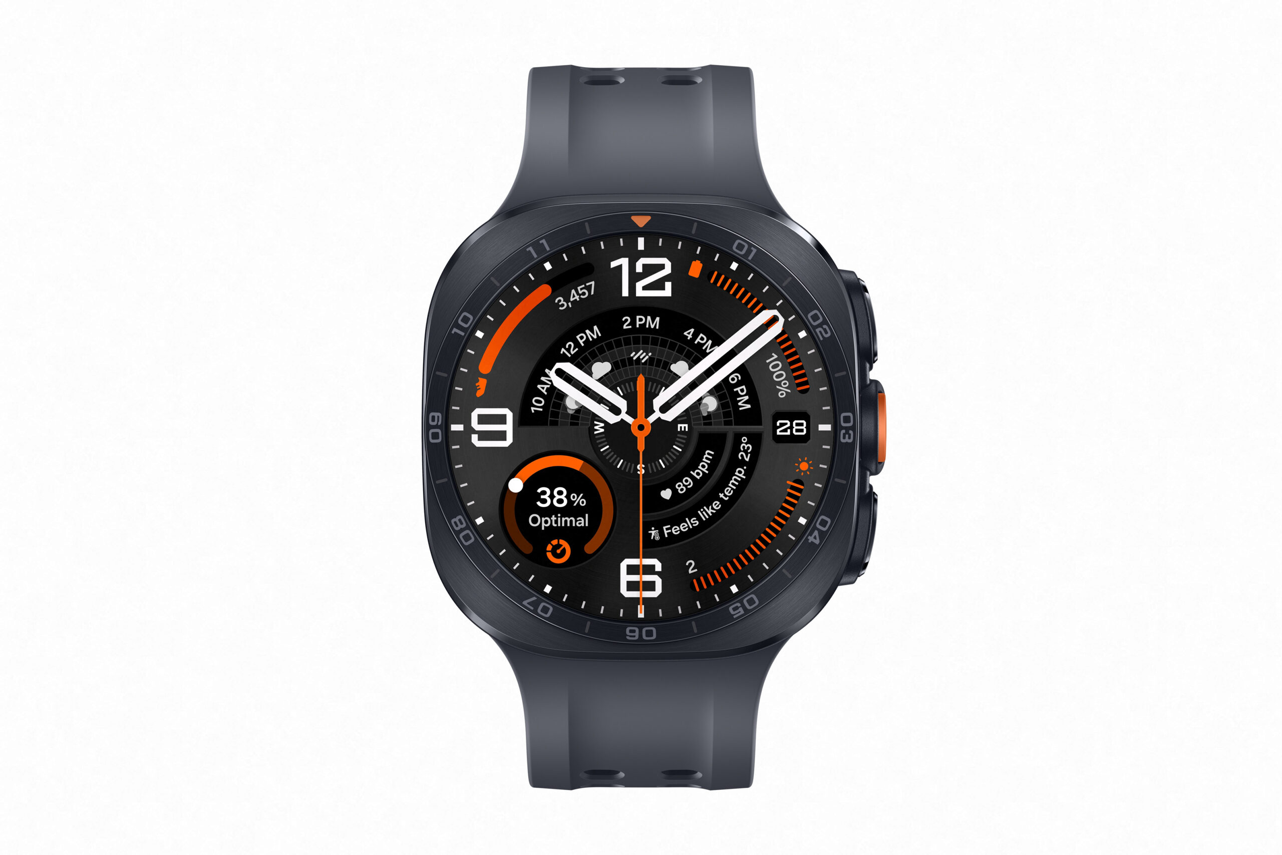 humm 007 galaxy watch ultra2 titanium gray front scaled
