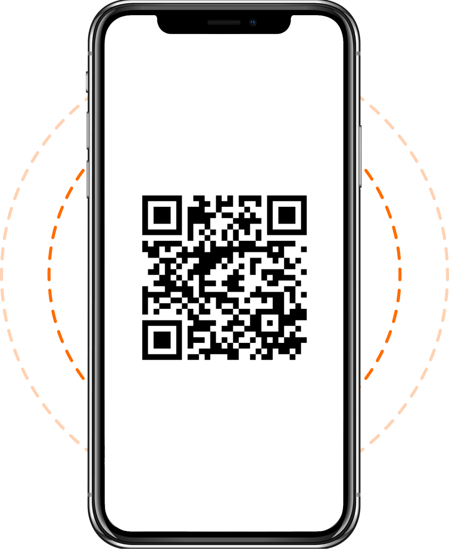 Anova QR code on phone