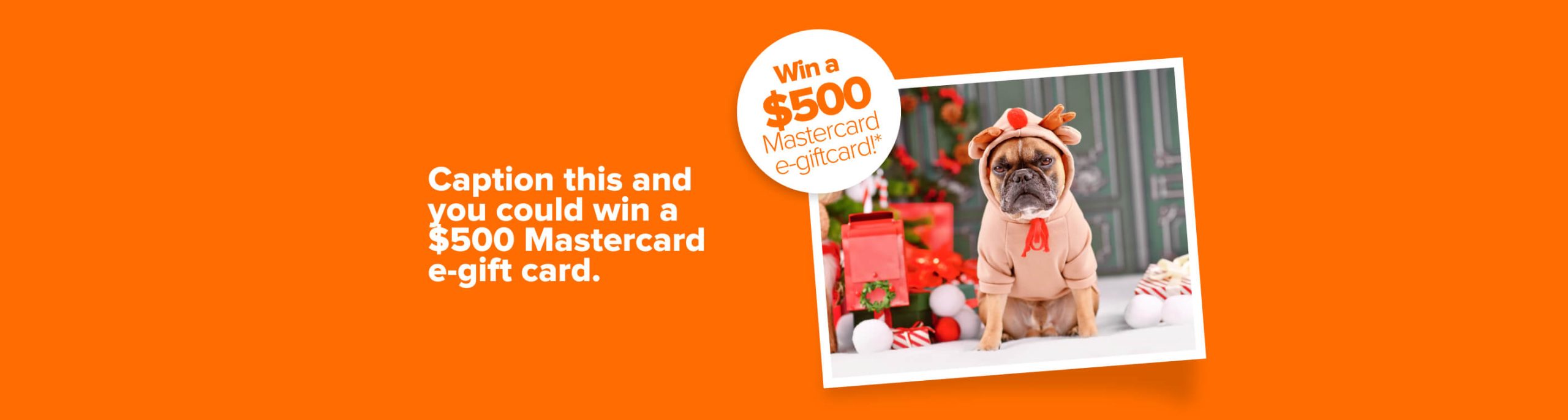 Win a $500 Mastercard
e-giftcard