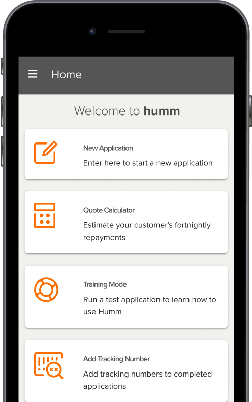 humm AU merchant portal home