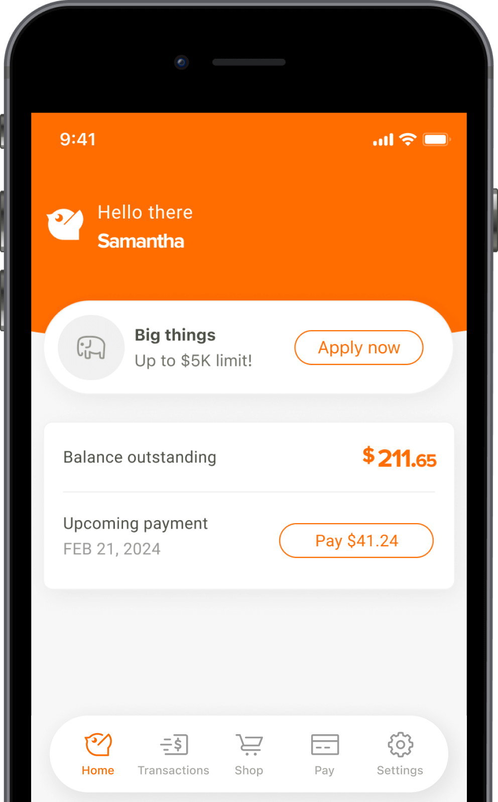 humm AU buy now pay later app